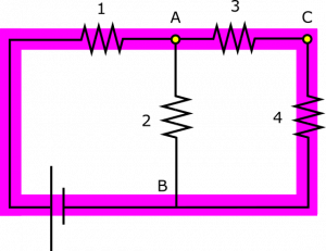 Circuit with Resistors in Series and Parallel
